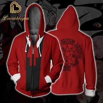 

Fullmetal Alchemist Edward Elric's Autumn Zipper Jacket Hoodie Coat Anime Cosplay Sweatshirts Tracksuits Tops Clothes Drop Ship