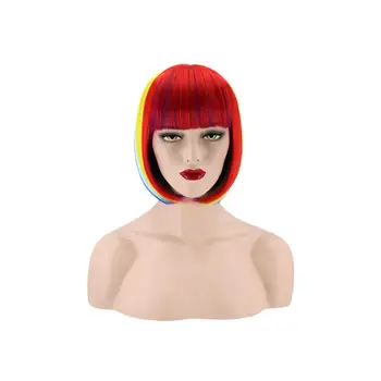 

1pc Hair Wig Exquisite Creative Cosplay Short Beautiful Wig Cover Hair Accessories Hair Wig for Ladies Girls Women Female