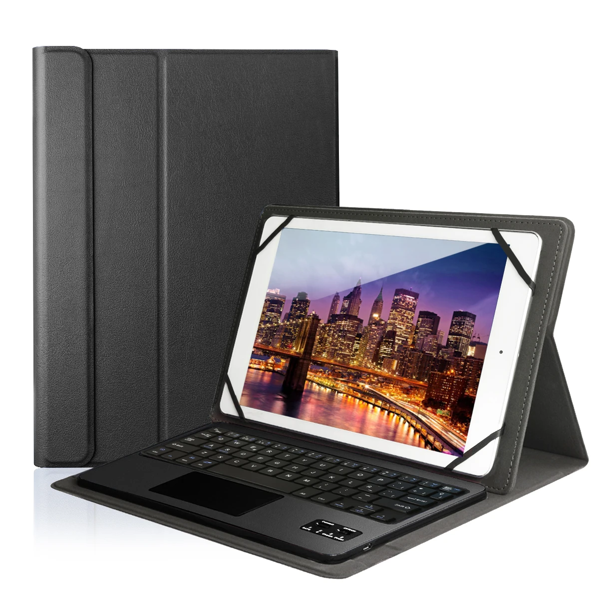 Умный чехол клавиатура Bluetooth для планшета samsung Galaxy Tab A S 9 7 10 5 Note 1 с клавиатурой AZERTY