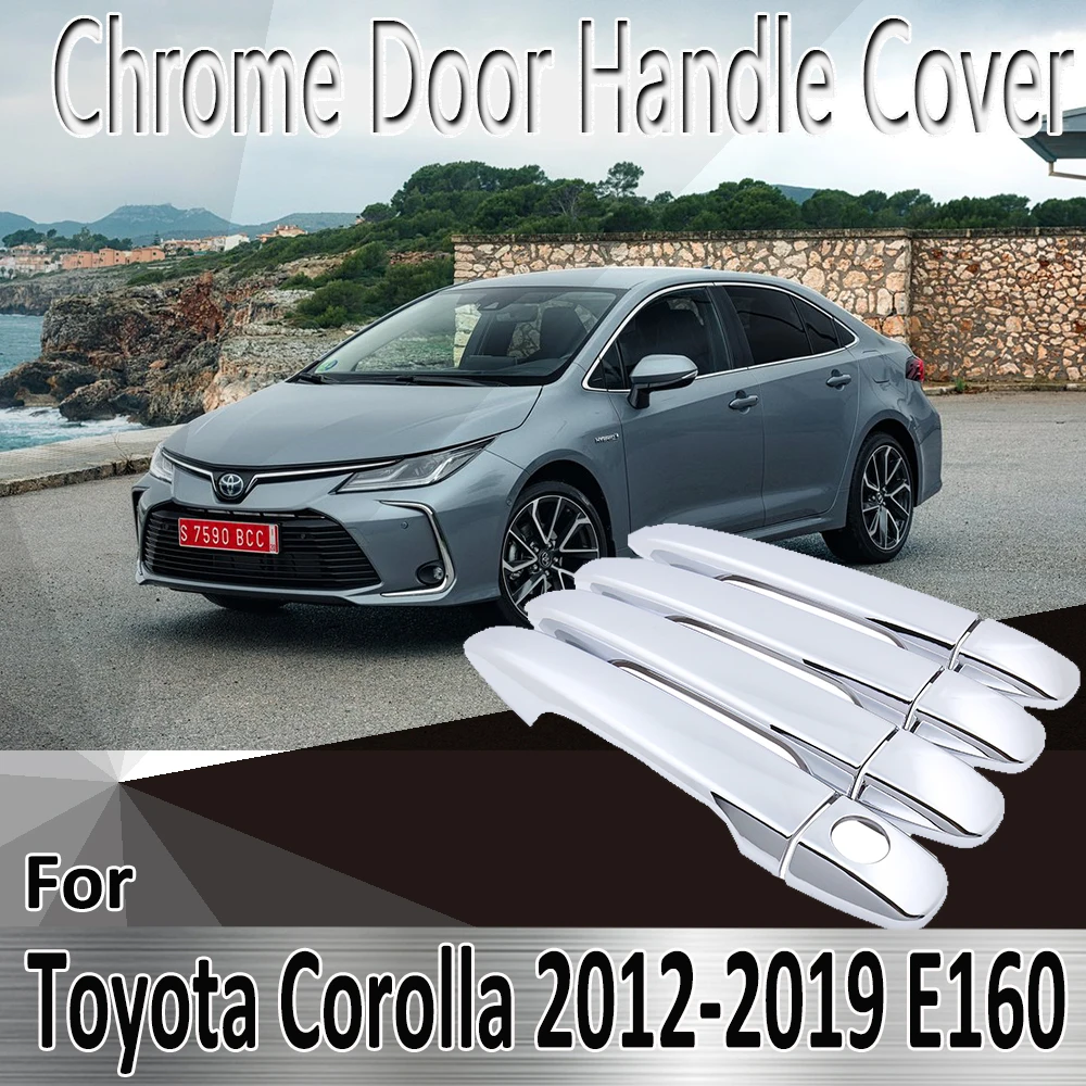Наклейки Декоративные Хромированные для Toyota Corolla E160 2012 ~ 2019 2013 2014 2015 2016 2017 |