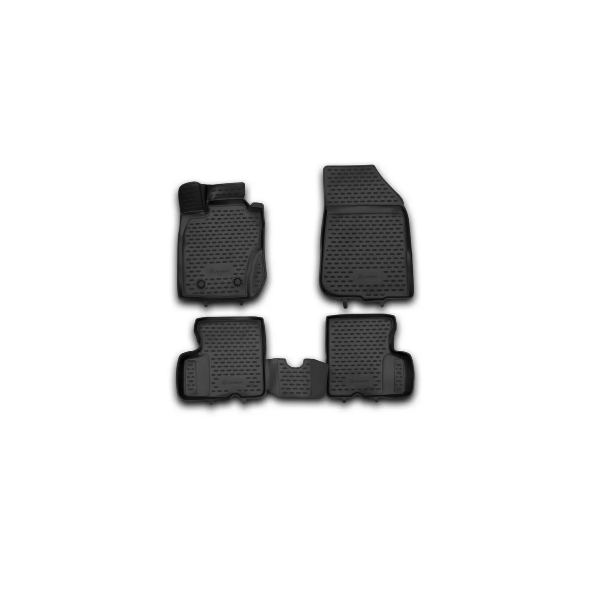 Коврики 3d в салон renault duster 4wd, 2011-, 4 шт.(полиуретан)(рено дастер