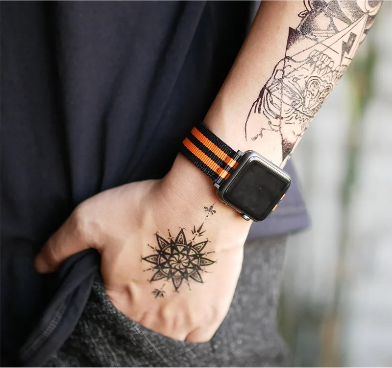 Нейлоновый ремешок для apple watch 4 3 44 мм 40 мм iwatch ремешок 42 мм 38 мм для apple watch 2 1 тканевый браслет для iphone
