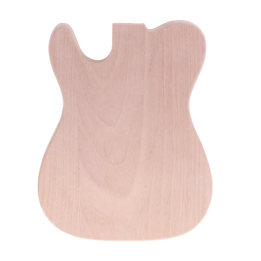 

Unfinished Guitar Body Mahogany Solid wood for Electric Guitar Replacement Set in