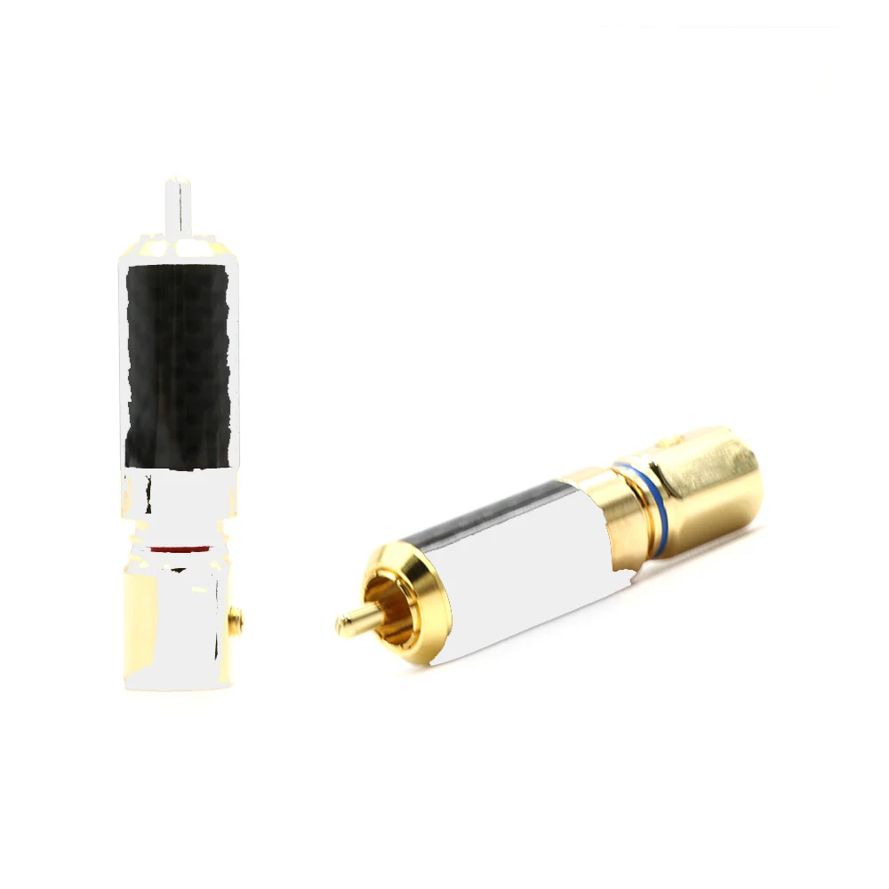 4 шт. Hifi RCA терминал, позолоченный RCA межблочный разъем, DIY Аудио RCA кабель RCA разъем Jack