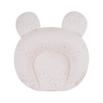 

Breathable Stereotypes Anti-Headrest Baby Protective Pillow 100% Cotton Latex Pillow Newborn 0-1 Years Old Head Shaped Pillow