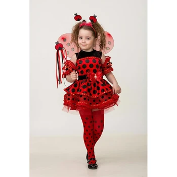 

Carnival costume "Ladybug", velor, size 30, height 116 cm