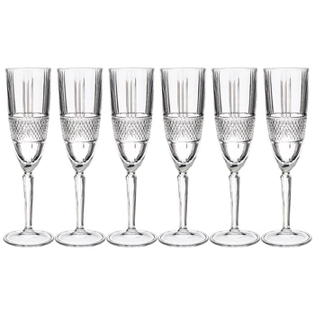 

Brillante Champagne Glass Set 6 pcs 190ml Height = 23 cm. Kitchen supplies
