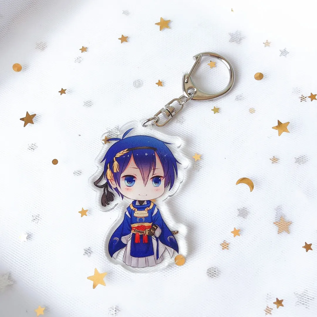 1 шт. аниме Touken Ranbu Online кашу киемицу Nakigitsune акриловая подвеска брелок для ключей - Цвет: see chart