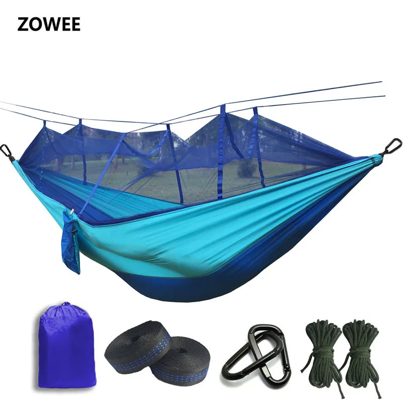 Ultralight Mosquito net Parachute Hammock with Anti-mosquito bites for Outdoor Camping Tent Using sleeping Free shipping 