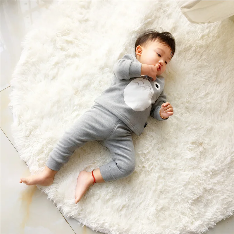 Г. Зимний стиль, Chen Mom, Бархатный спортивный костюм детское термобелье с рисунком коричневого медведя комплект из двух предметов с высокой талией и поясом