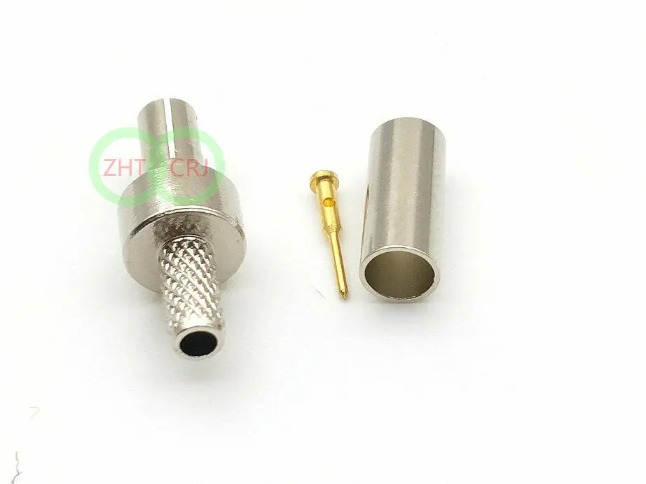 100 шт. обжимной разъем crc9 для коаксиального кабеля g316 rg174 lmr100|connector crimp|connectors for
