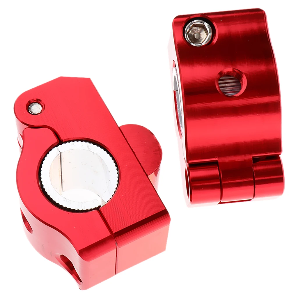 Motorbike Handlebar Risers Universal Motorcycle Handlebars Fit for 22mm - 28mm Aluminium Alloy Durable Bars Clamp