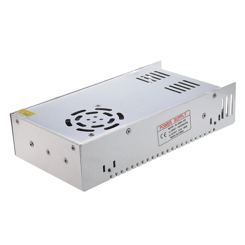 

AC 110/220V DC 12V 30A 360W Switching Power Supply Converter for LED Flexable Strip Light