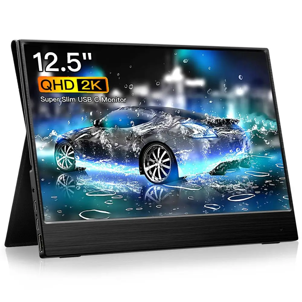 Eyoyo EM12R 12 5 &quotсветодиодный USB Type C Hdmi игровой монитор ips 2K QHD 2560X1440 дисплей для PS4