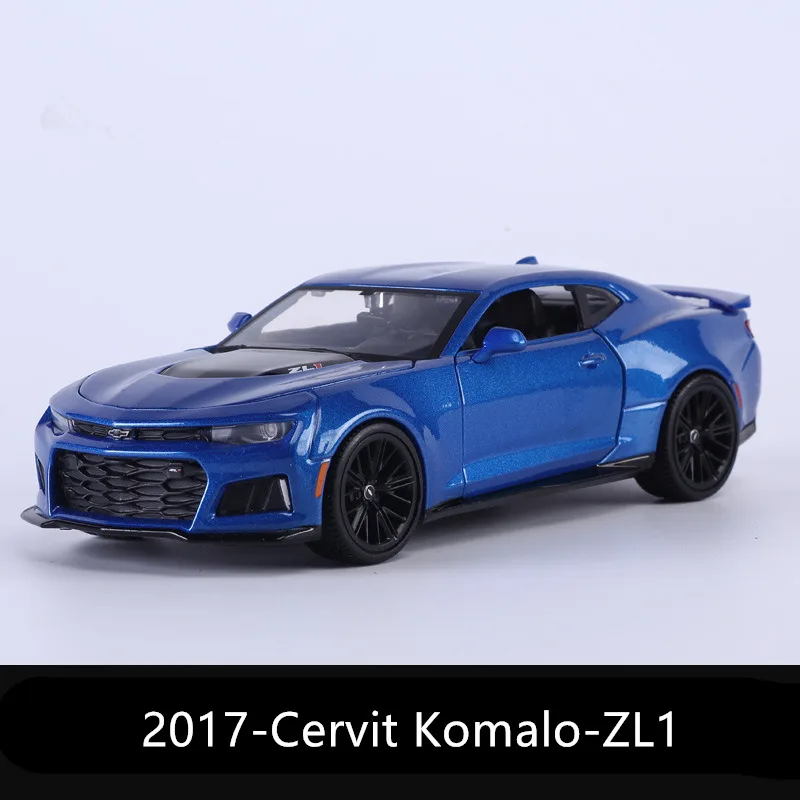 2017-ZL1 Модель автомобиля Maisto 1:24 Corvet из сплава для гонок, модель автомобиля из сплава для моделирования, коллекция украшений, Подарочная игрушка - Цвет: 2017-ZL1