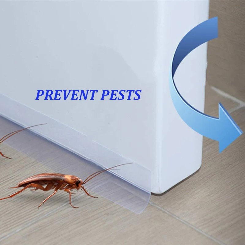1M Silicone Self-Adhesive Weather Stripping Under Door Window Seal Strip Noise Weatherstrip Draft Stopper Sweep Strip Door Seal