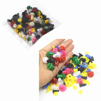 

100pcs Universal Mixed Clips For Toyota Corolla Avensis Yaris Rav4 Auris Prius Prado Camry Celica Fortuner Venza Highlander