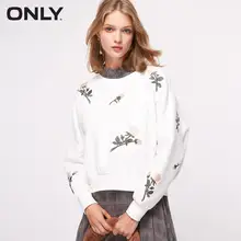 Только Осень Цветочный Вышивка плюшевая толстовка с капюшоном | 11839S550