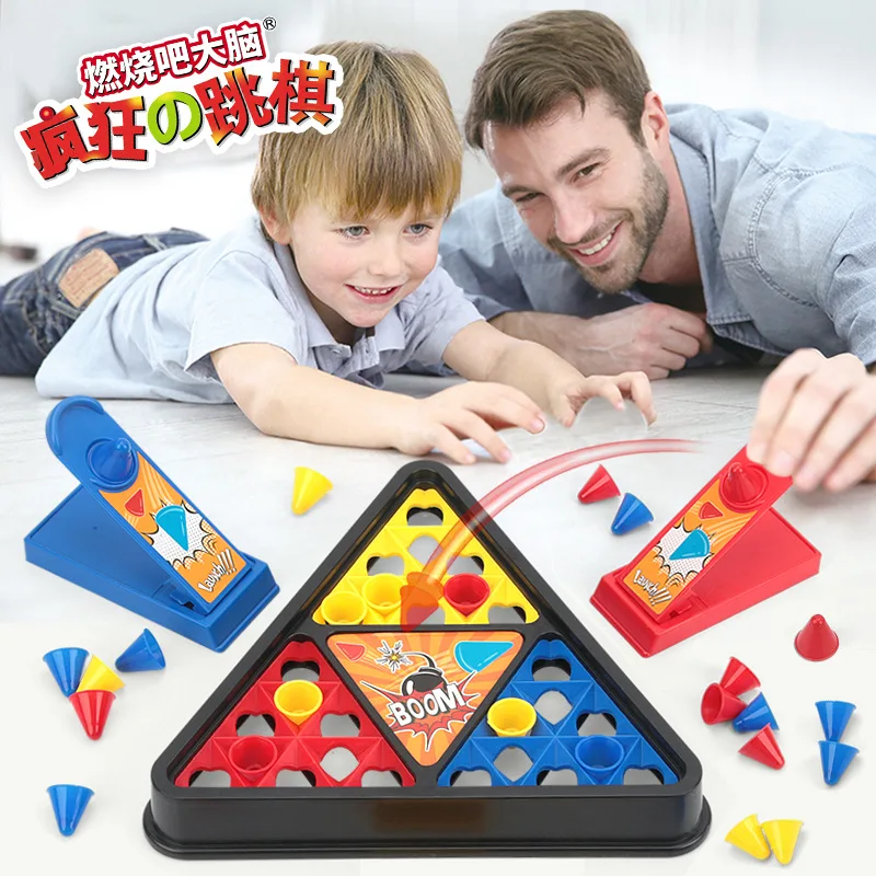 

Combustion Right Brain Crazy Checkers Multi-seat Battle Tabletop Game Educational Play 3-Year-Old + with Parent And Child Intera