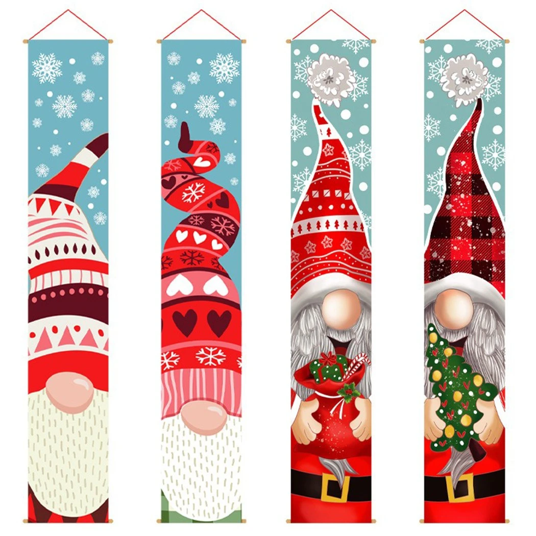 Oxford Christmas 2022 Oxford Cloth Santa Claus Banner Couplet Christmas Lovely Ornament Outdoor  Hanging Door Curtain Decor New Year 2022 Noel Navideña|Pendant & Drop  Ornaments| - Aliexpress