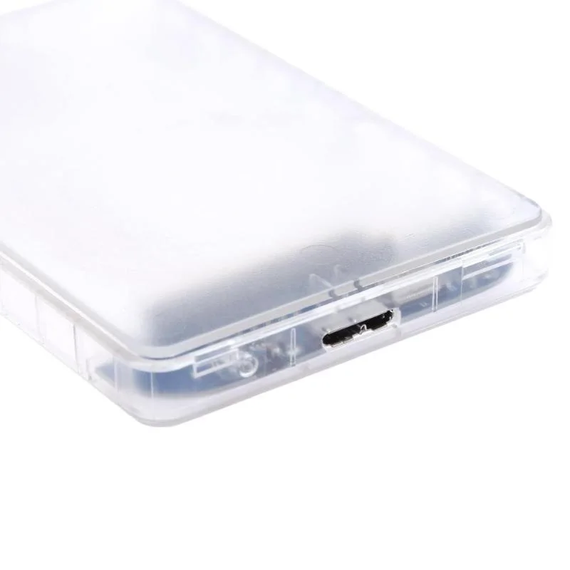 USB 3,0 SATA Hd коробка SSD HDD жесткий диск Внешний HDD прозрачный чехол поддержка 3 ТБ UASP протокол
