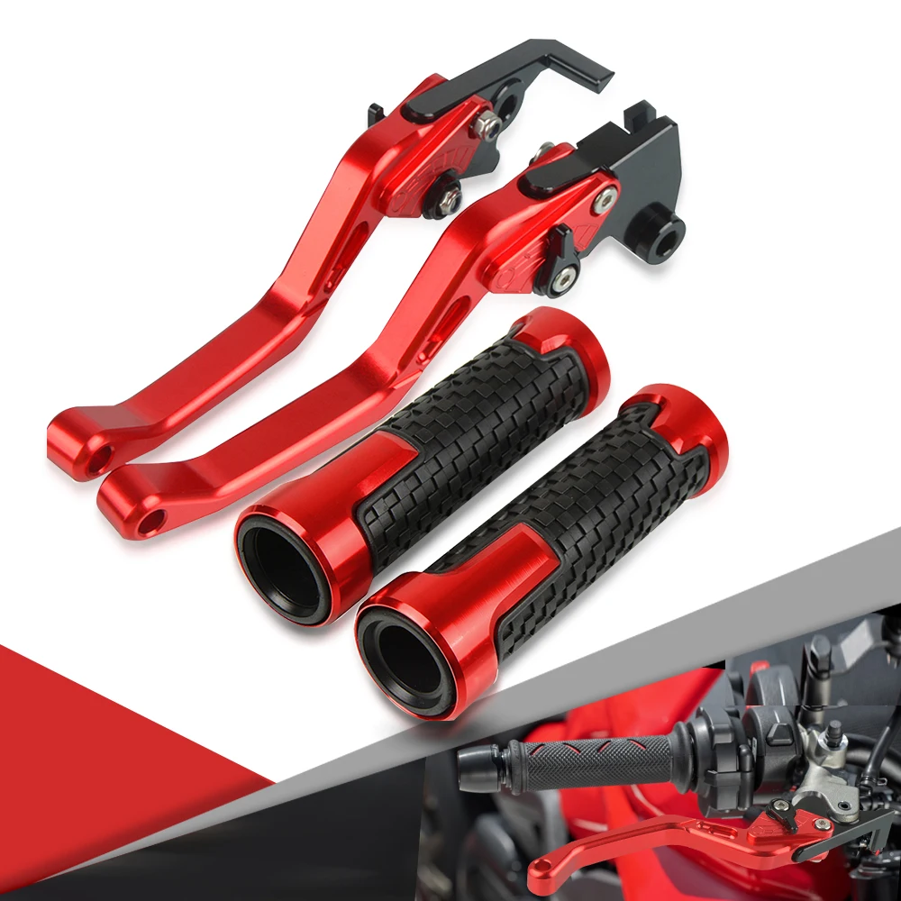 

For Yamaha FZ400/R FZ 400 1986-1988 1987 Motorcycle 7/8"22mm Handlebar Grips Handle Hand Short Brake Clutch Levers Accessories