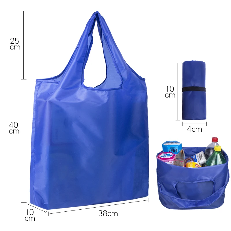 Portable Bag Beach Grocery Handbag Super Market Reusable Shopping Pouch Pet Pocket Foldable Sachet Can Be Customized