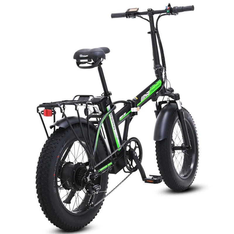 Comprar Bicicleta Eléctrica 4,0 fat tire bicicleta eléctrica bikeebike playa cruiser bicicleta Booster bicicleta plegable bicicleta eléctrica 48v ebike