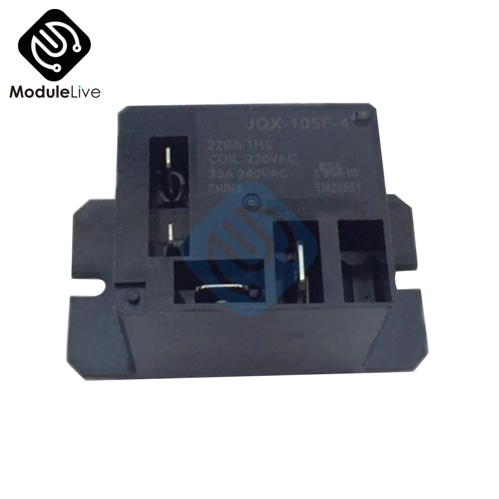 JQX 105F 4 220V 1HS реле кондиционера AC 30A HF105F Pin|relay ac|air conditioner relayrelay air |