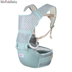 Portabebés ergonómico de 0 a 48 meses, asiento de cadera para bebé, eslinga frontal, mochila tipo canguro, equipo de actividades de viaje