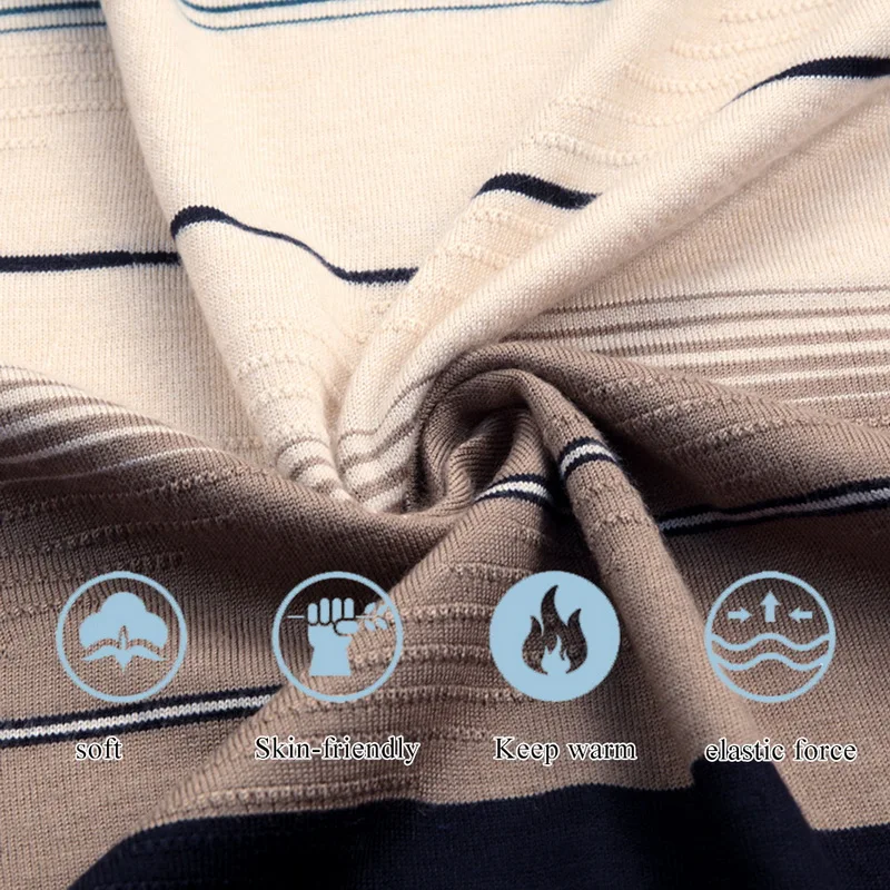 Мужской свитер, Осенний полосатый приталенный вязаный пуловер с круглым вырезом, повседневная мужская Трикотажная одежда для мужчин, мужские пуловеры размера плюс 4XL, Sueter Hombre