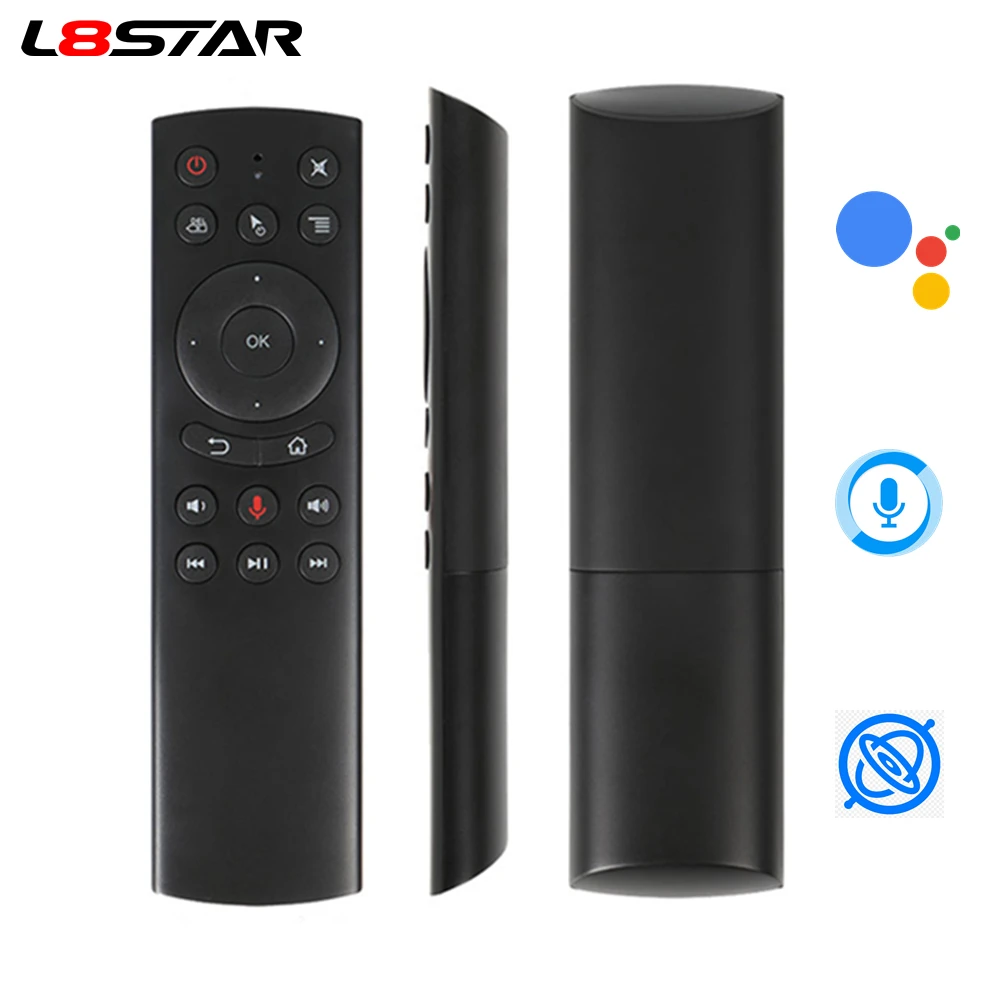 G20 Air Mouse Gyrocope smart Google Voice Sensing 2 4G IR Learning RF универсальный пульт дистанционного
