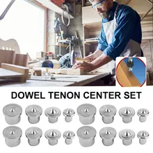 

16Pcs 6/8/10/12mm Woodworking Dowel Centers Tenon Alignment Tools Points Marker Solid Dowel Pins Center Point Set Wood Working