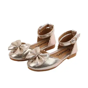 

Spring Summer New Children's Bow Princess Shoes Girls Sandals Fashion Kids Shoes Soft Bottom Comfort Sequin Girls Sandal