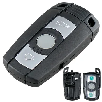 

3 Buttons Car Key Fob Case Shell Insert Key Remote Cover Fit for BMW 1 120 E60 E61 E70 E87 3 320 E90 E91 E92 5 X1 X5 X6 Z4