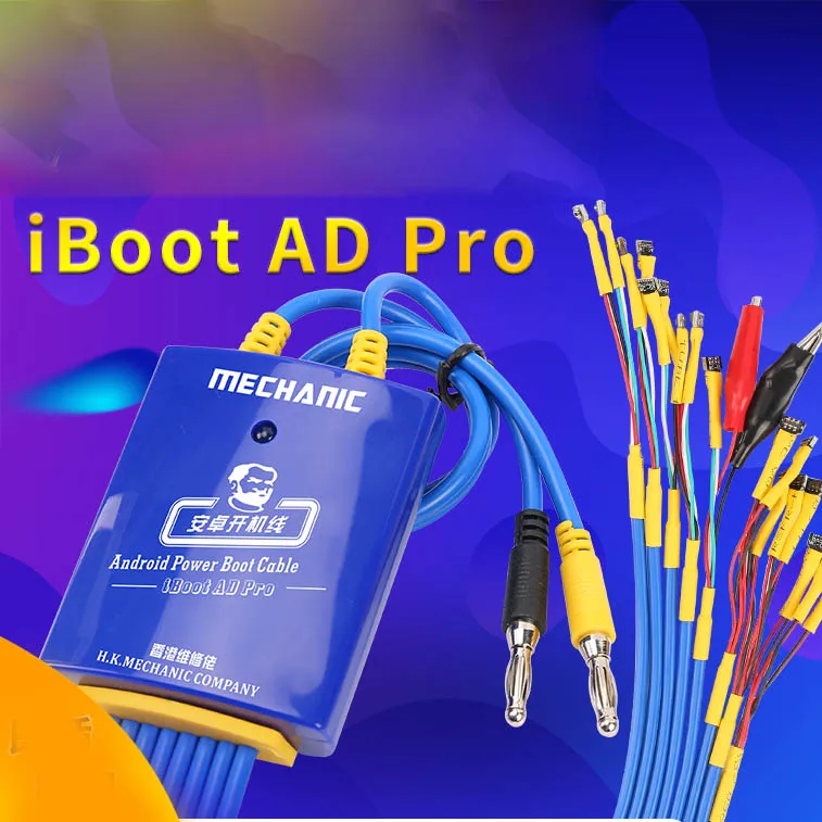 MECHANIC iBoot AD Pro испытательный кабель питания Android Мобильная линия загрузки для samsung huawei OnePlus Контроль питания Тестовый Кабель