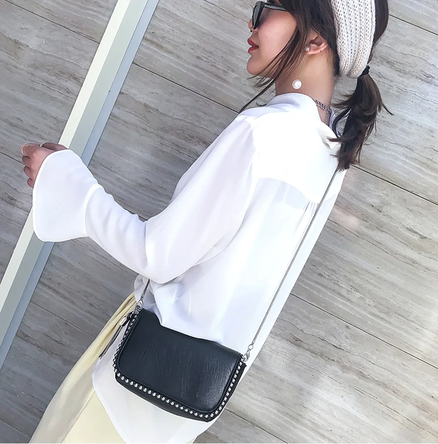 Mara's Dream New Solid Color Female Shoulder Bag Messenger Bag Day Fashion Chain Female Bag Small Square Bag