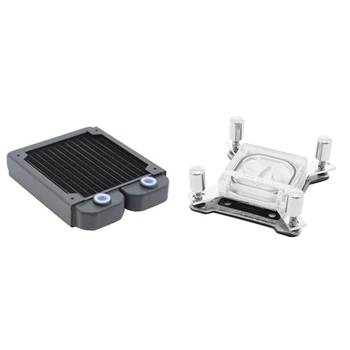 

FREEZEMOD TSRP-TW120 120mm Computer Water Cooling Copper Radiator with PM3D CPU Computer PC Water Liquid Cooler Block