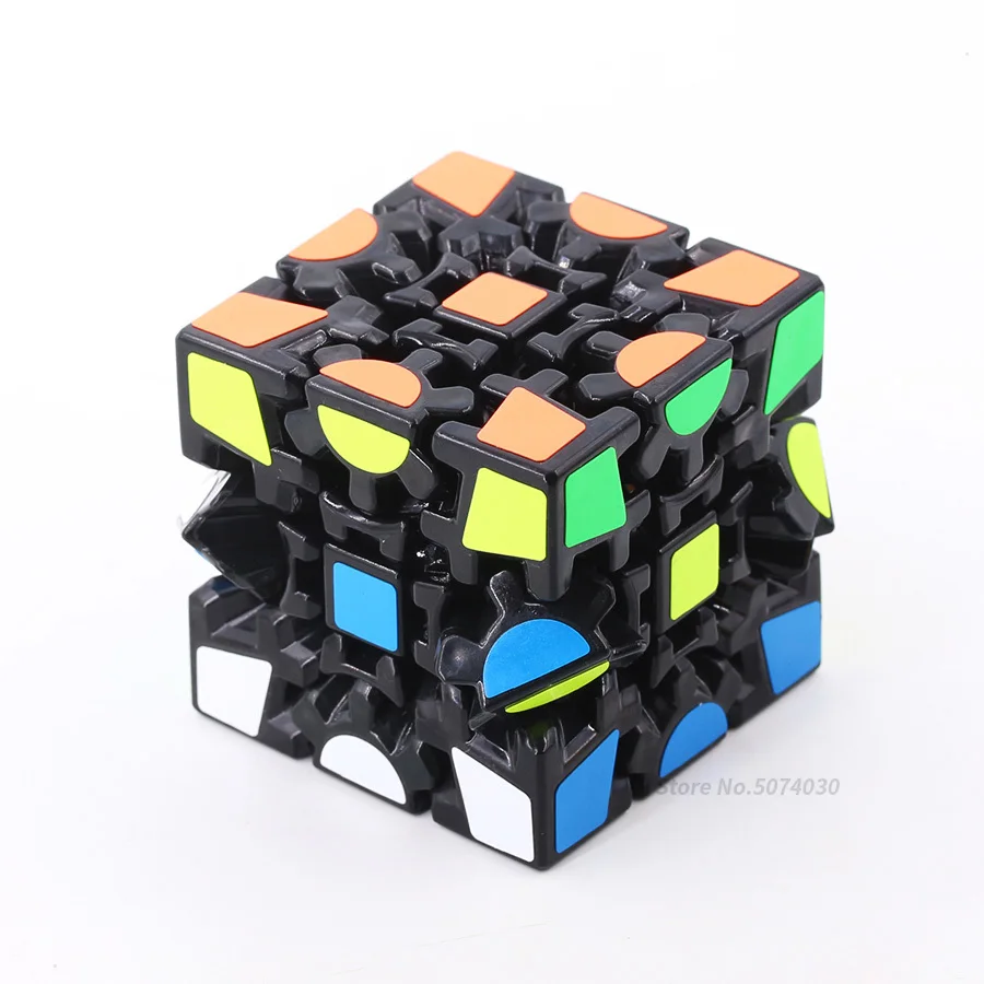 Yumo 3x3 Gear Puzzle Twist Cube 3x3x3 Gear 3*3*3 Professional Game Toys Strange Shape