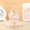 Transparent Creative Glass Bottles Decoration Crafts Transparent Dust-Proof Stand Dessert Candy Jars Tea Caddy Boxes Storage Jar 6