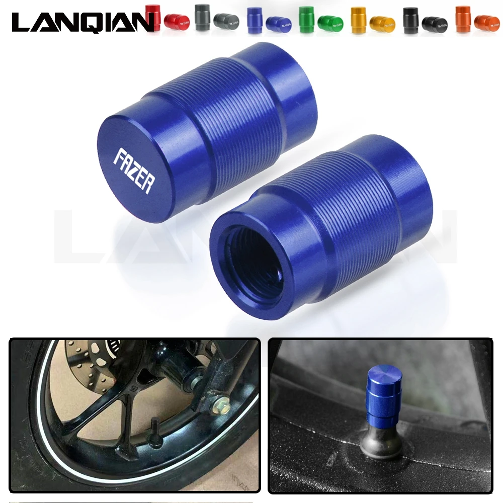 For Yamaha FZ1 FZ6 FAZER 600 Motorcycle Aluminum Wheel Tire Valve Stem Caps 2001-2013 Accessories | Автомобили и мотоциклы