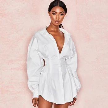 

Cross-border supply of Europe and the United States, Slim long-sleeved matching dress Amazon new style dress