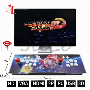 

WiFi Pandora Game 4018 in 1 Arcade Video Game Console 2 Players Arcade Machine with 168x 3D Games with WIFI Dowanland More Games