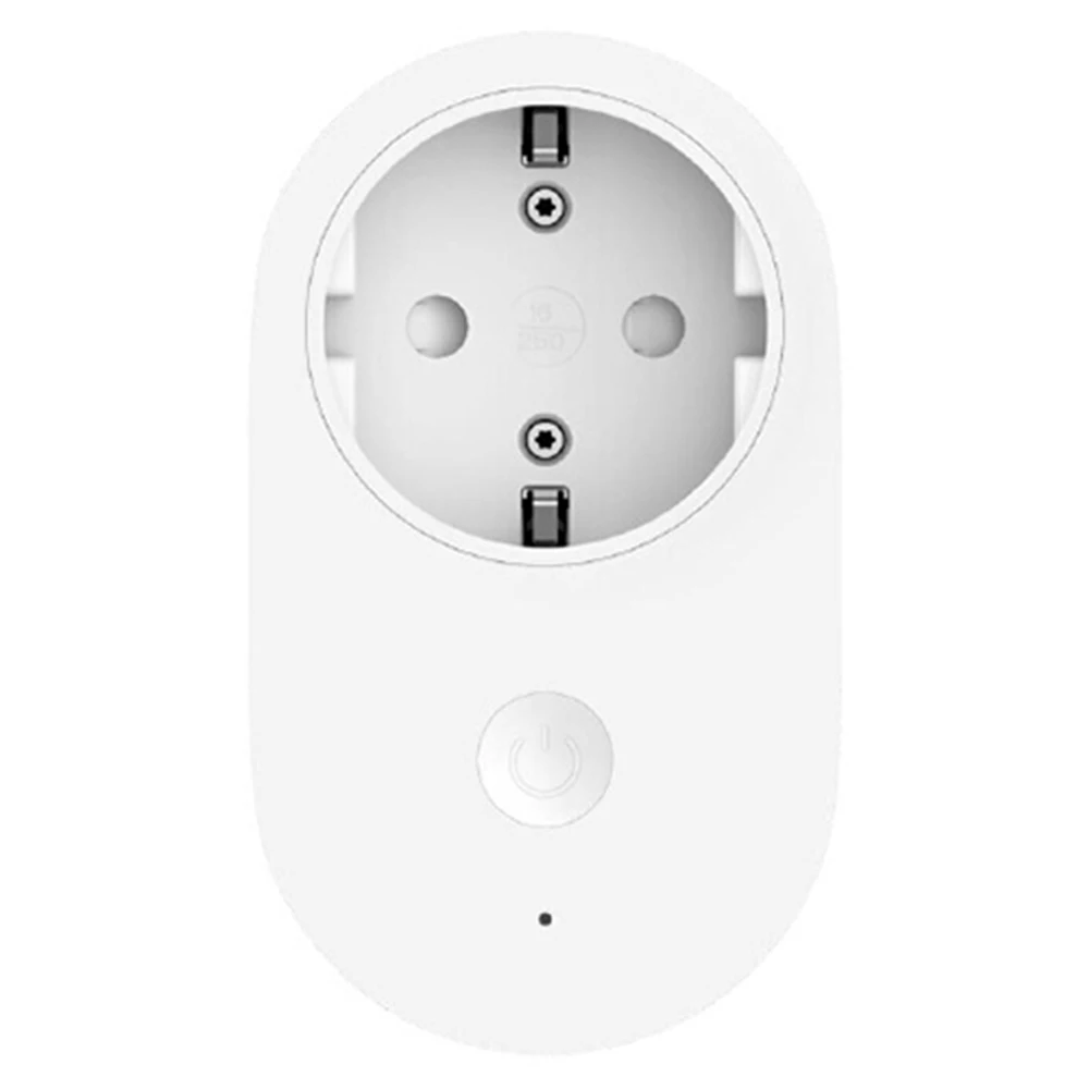 Online Xiaomi Mijia enchufe inteligente UE WiFi interruptor de tiempo de Control remoto memoria inteligente ahorro de energía funciona con el asistente de Google Alexa