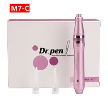 

Wired Dr Pen M7 Ultima Dermapen Professional Micro Needle Pen Mesotherapy Auto Micro Needle Derma System Therapy With Cartridges