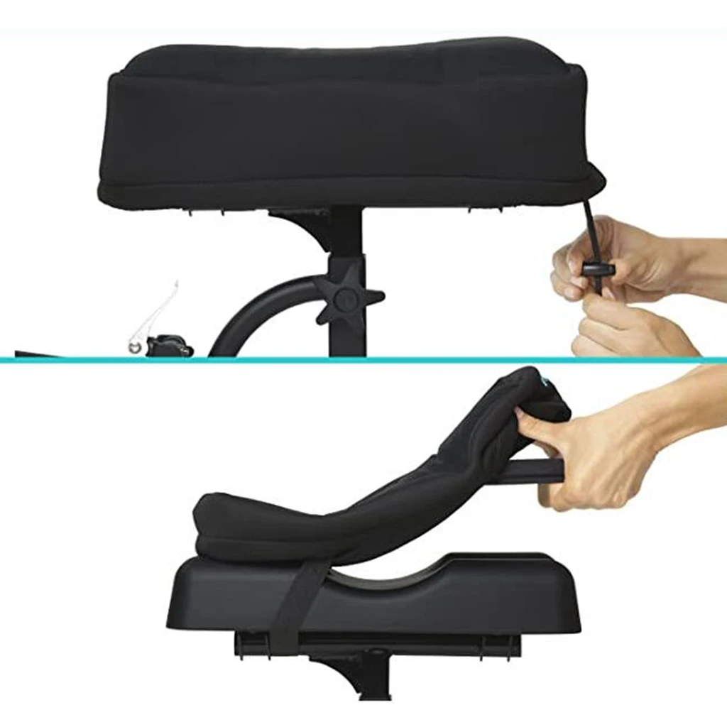 Premium Scooter Walker Knee Pad Cover,for Hip Knee and Leg Reduces Pressure Fatigue, Support Maximum Comfort,34x18x12cm