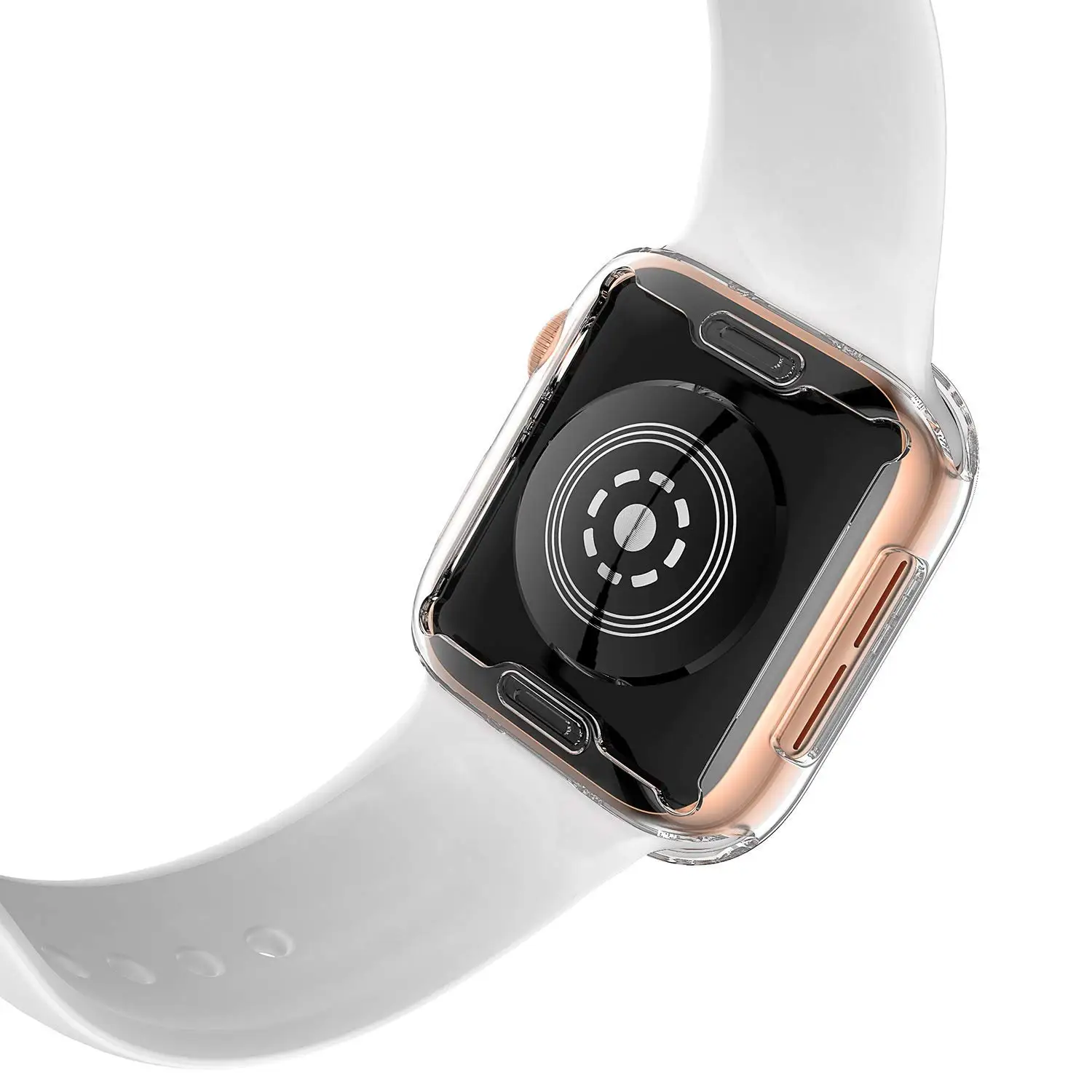 Прозрачная ультратонкая Крышка для Apple Watch 4 корпус 44 мм 40 мм все вокруг защитная пленка из термополиуретана для iWatch серии 3/2 42 мм 38 мм оболочки