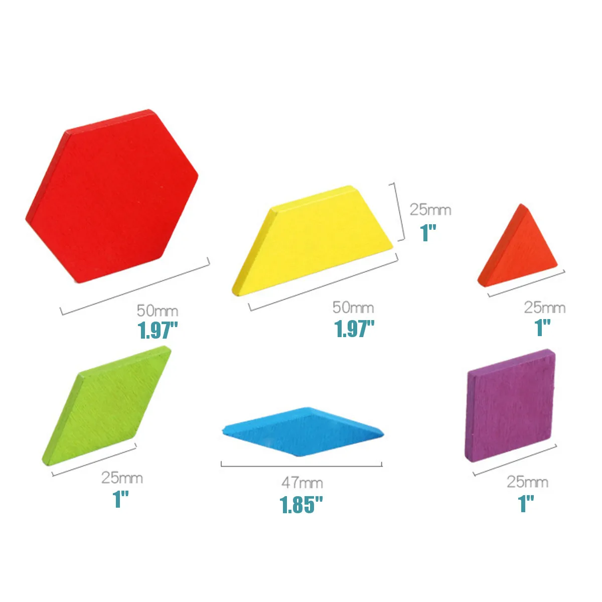 155pcs Montessori Wooden Jigsaw Puzzle Colorful Game Brain Training Educational Toys Kids Gifts Learning Developing Toy
