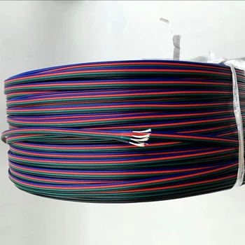 

LED light parallel wire light bar dedicated UL1007 22AWG 4P dupont rehearsal wire red green blue and black bar connection line