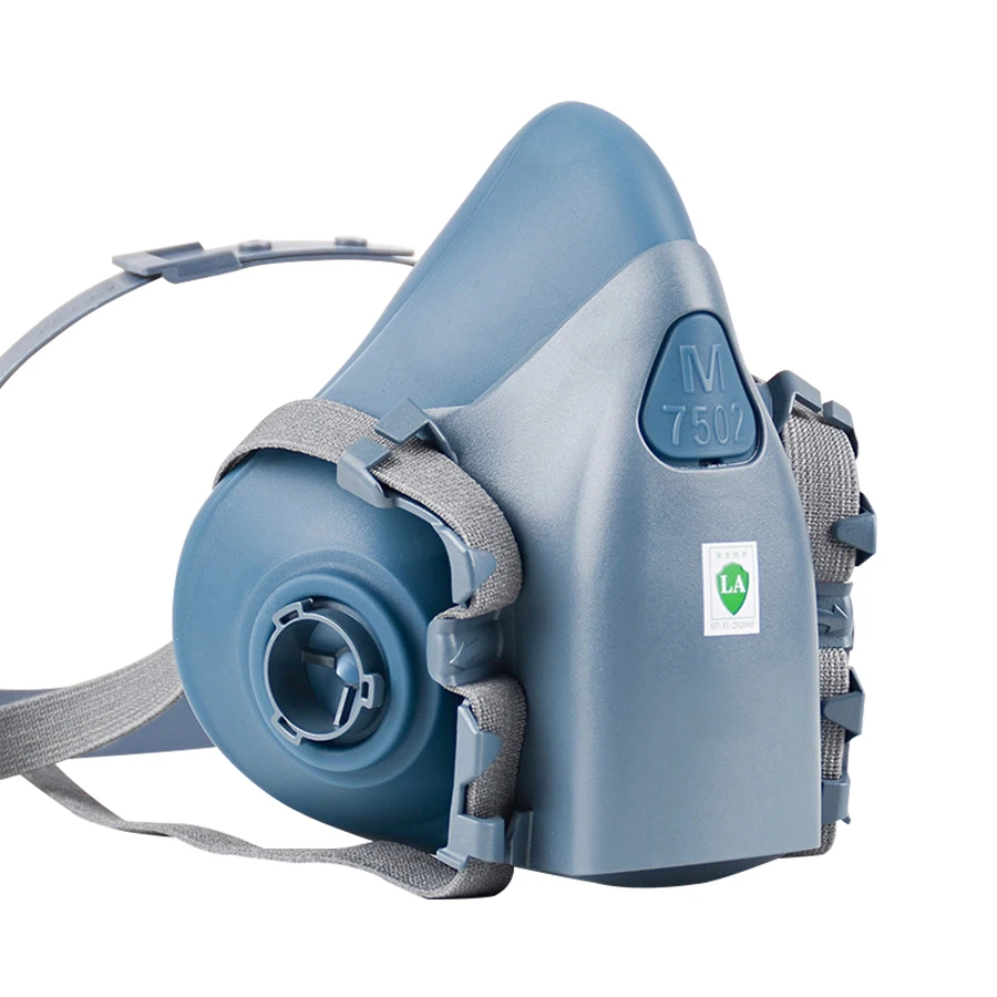 Half Face Mask Silicone Cool-flow Valve Breathing Dual Mode